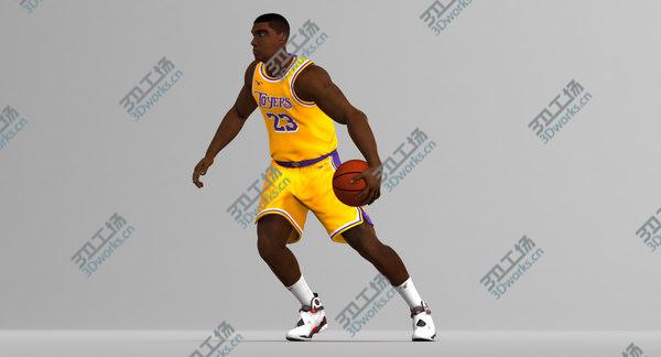 images/goods_img/20210312/3D Black Basketball Player HQ model/5.jpg